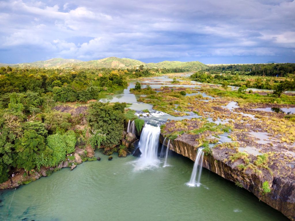Dray Nur waterfall on the Serepok River, Dak Lak